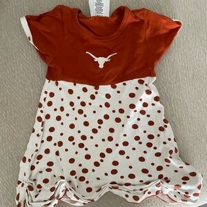 UT Longhorns Polka Dot Game Day Dress